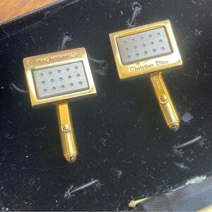 Dior Gold and silver Cufflinks